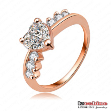 Moda de diamantes de diamantes Copper Love Ring (RiC0005-A)